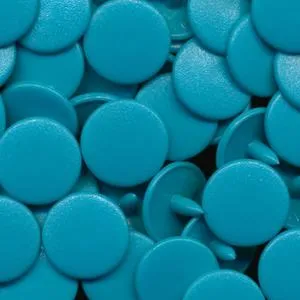 Kam Snaps B46 Teal Druckknöpfe Size 20 matt 50 Sets