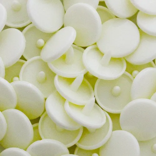 Kam Snaps B22 Ivory Druckknöpfe glänzend 1000 Sets