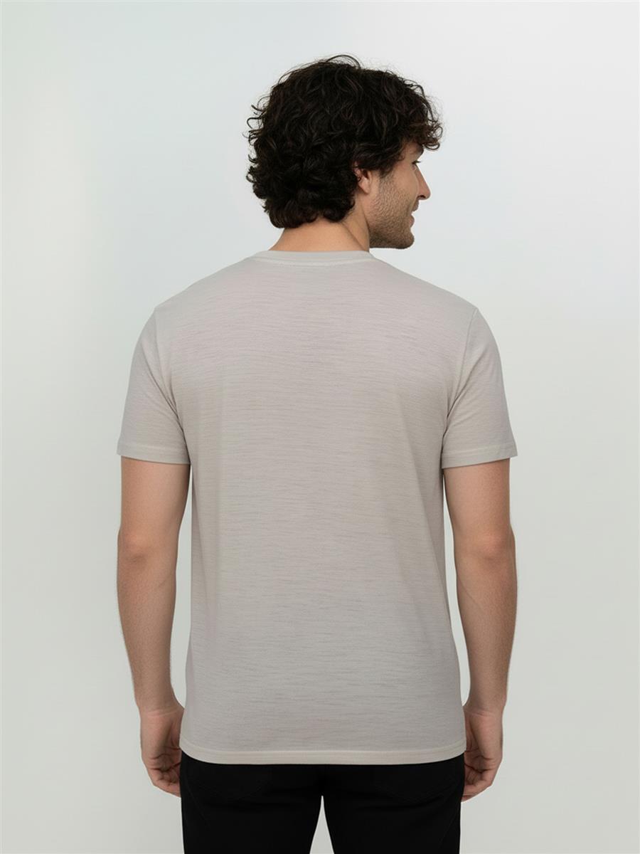 Greenbomb Basic Loom Merino-Shirt sandstone S