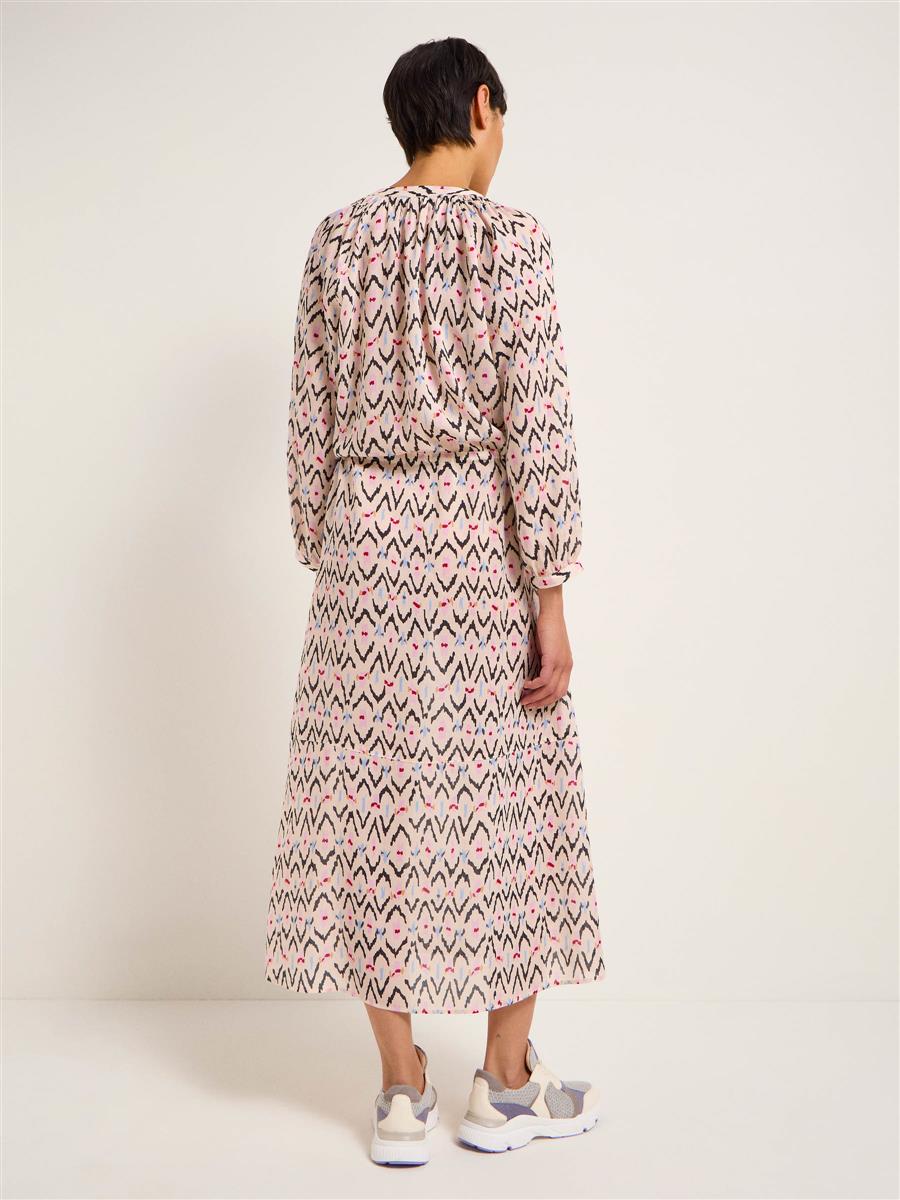 Marlowe Nature Midikleid ikat print natural Seide Gr.36