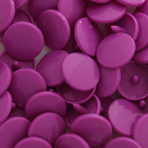 Kam Snaps Plastic Snaps B56 Druckknöpfe violett Einzelteile