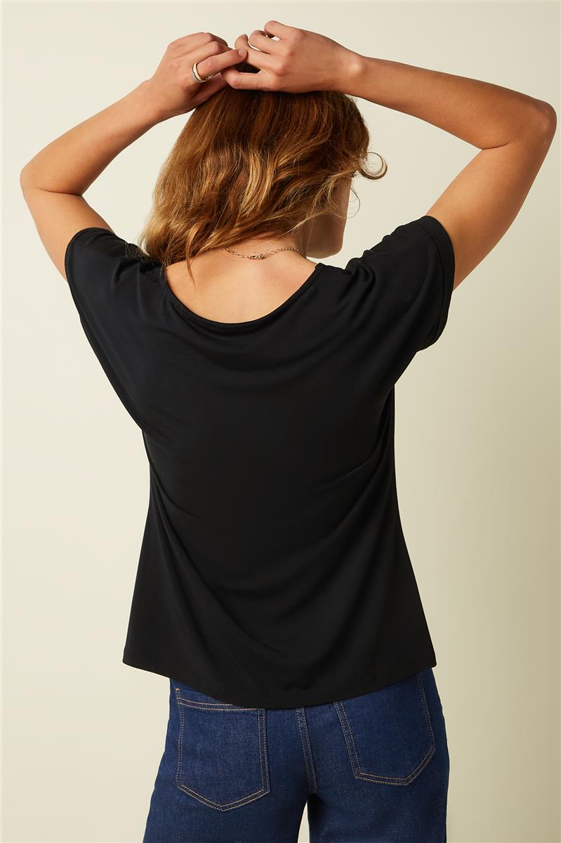 marlowe nature Aria Top Shirt schwarz Gr.M Modal