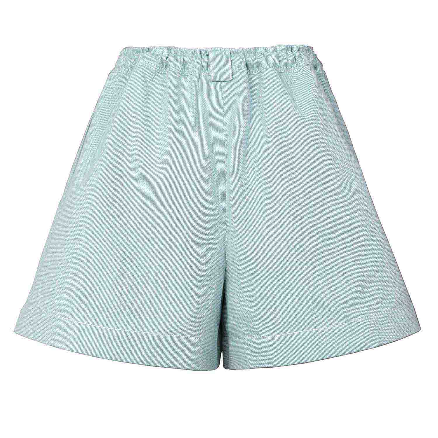 Infantium Victoria Pleated Wide Shorts Shorts Mint Baumwolle