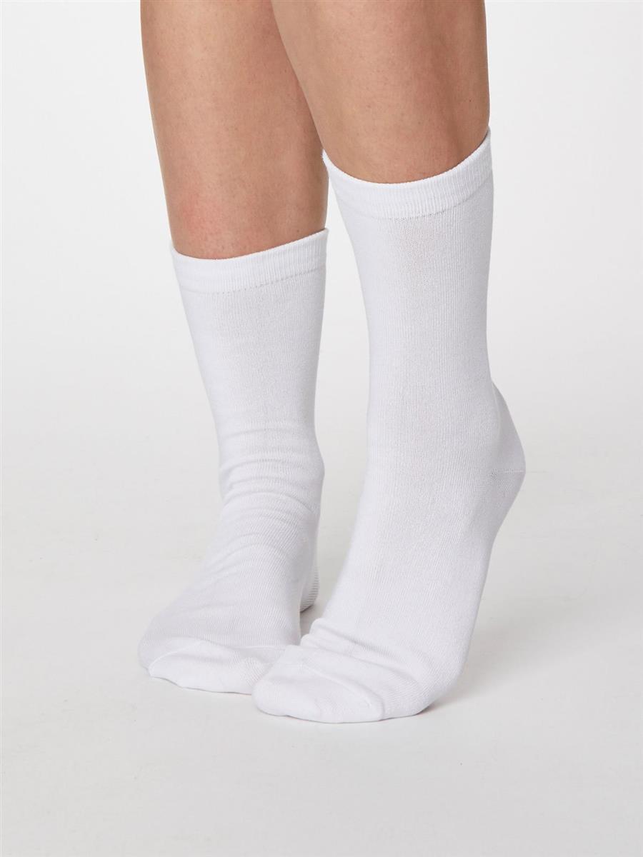 Marlowe Nature Jackie Bambus-Socken Weiß 36-41