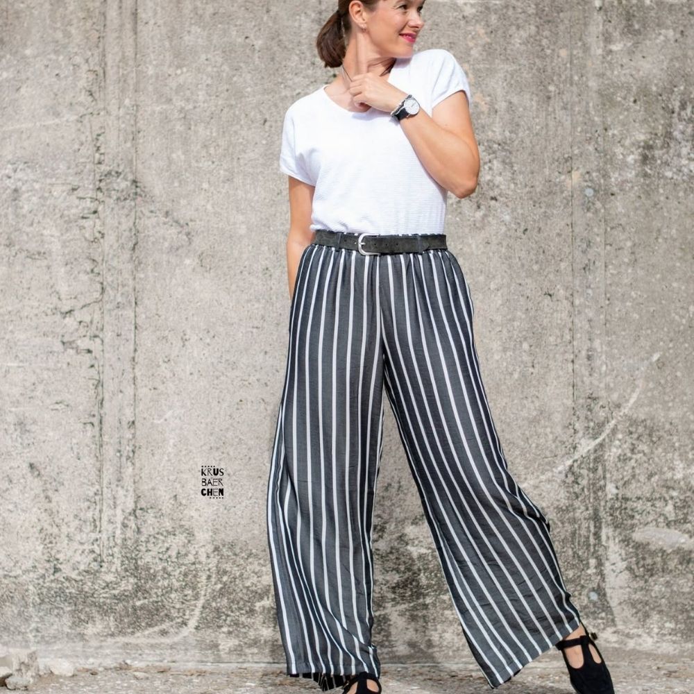 Moeve Design Kamala Hose Schnittmuster Damen 32-52 Webware