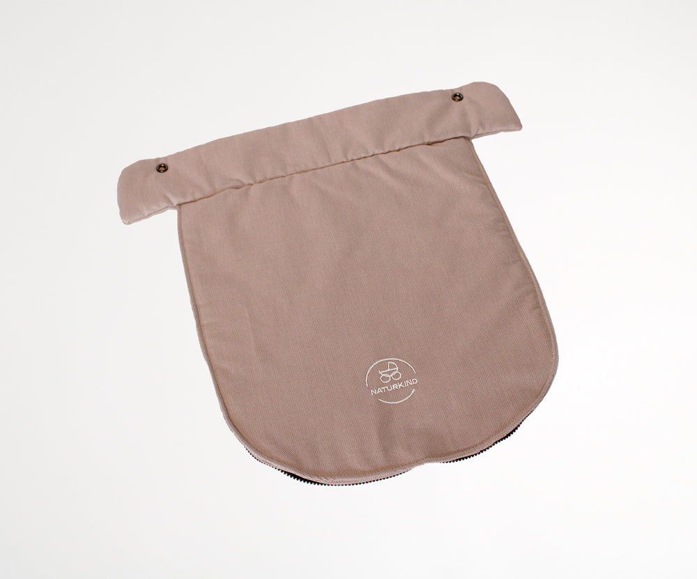 Naturkind Lux Babykorb Abdeckung Jade Bio-Stoff