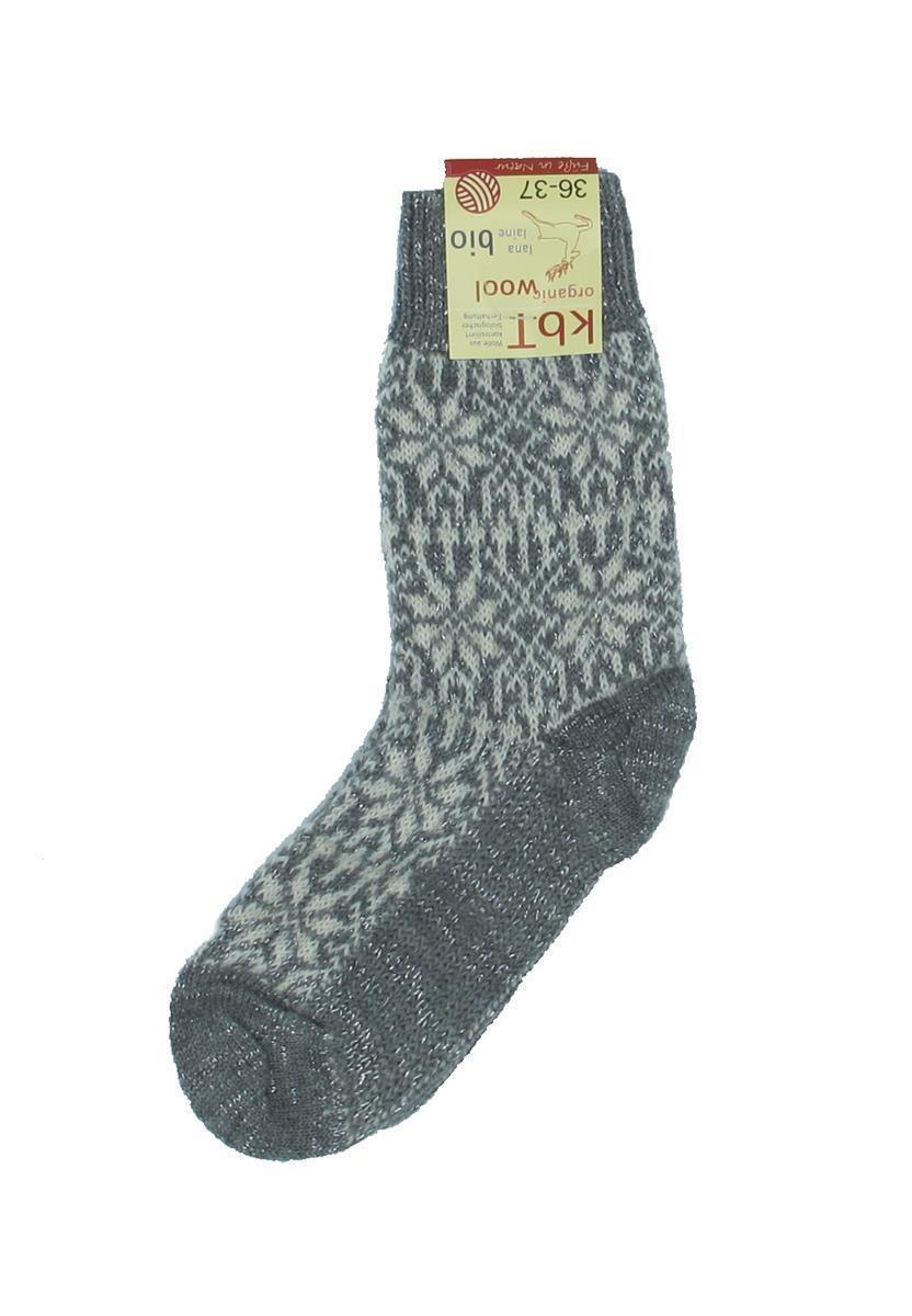 Marlowe Nature Norweger Sternemuster Wollsocken blau/grau