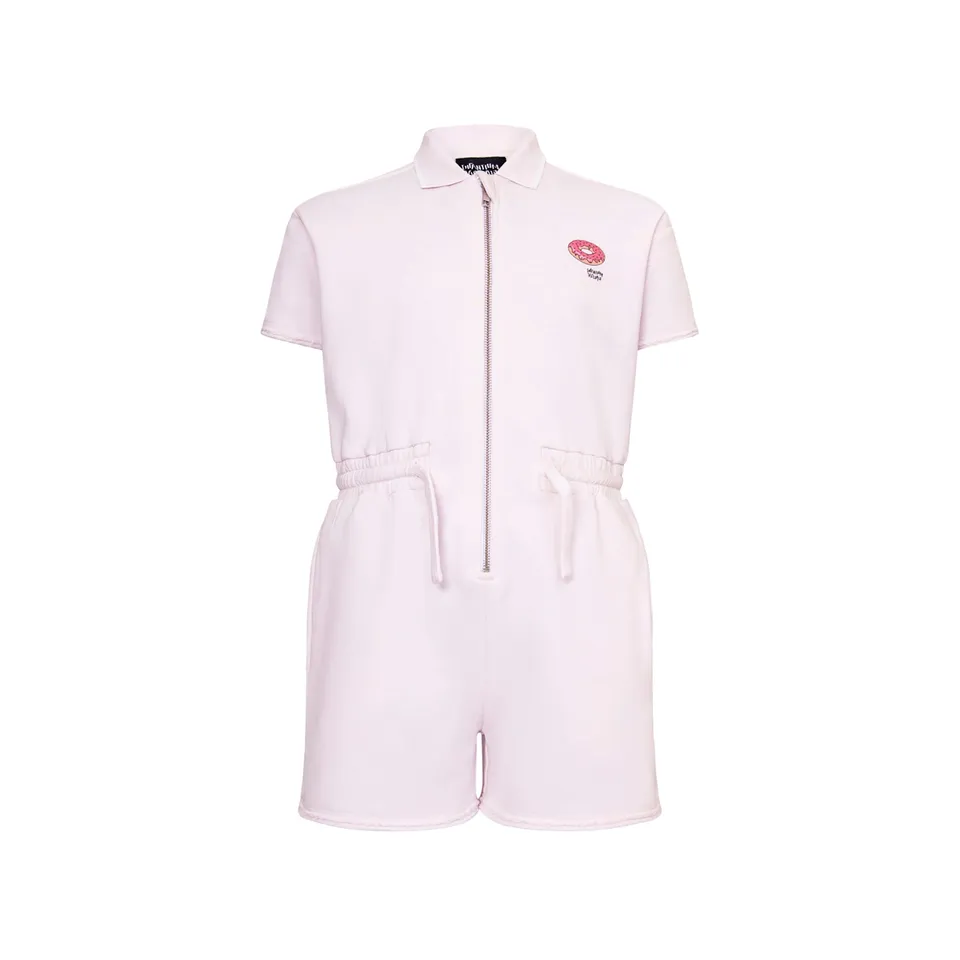 Infantium Victoria Jumpsuit Rosa Gr.116 Bio-Baumwolle