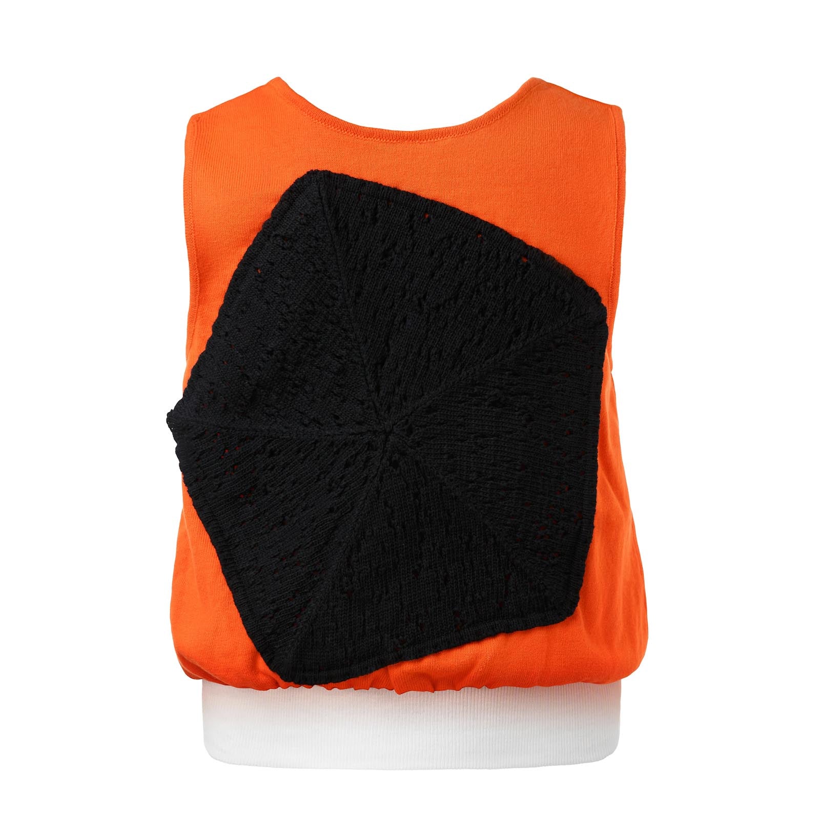 Infantium Victoria Tank Top Orange Häkelstickerei Mädchen