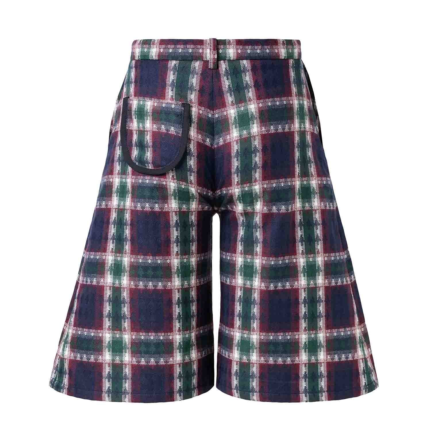 Infantium Victoria Tartan Culottes Kinder Bordeaux Baumwolle