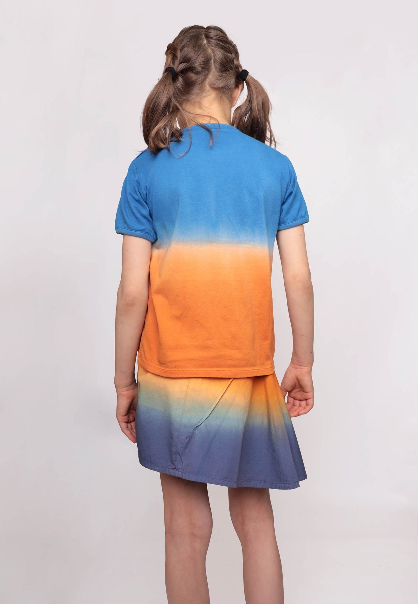 Infantium Victoria Dip Dye T-Shirt Appliqué Schwarz 104 Baumwolle
