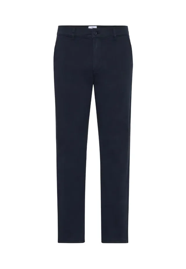 marlowe nature West Twill Pants Chino navy Bio-Baumwolle 32