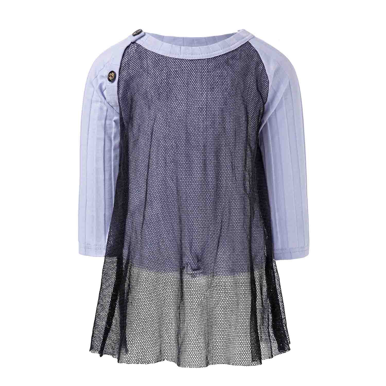 Infantium Victoria Lilac Baby Onesie Body lila mit Mesh