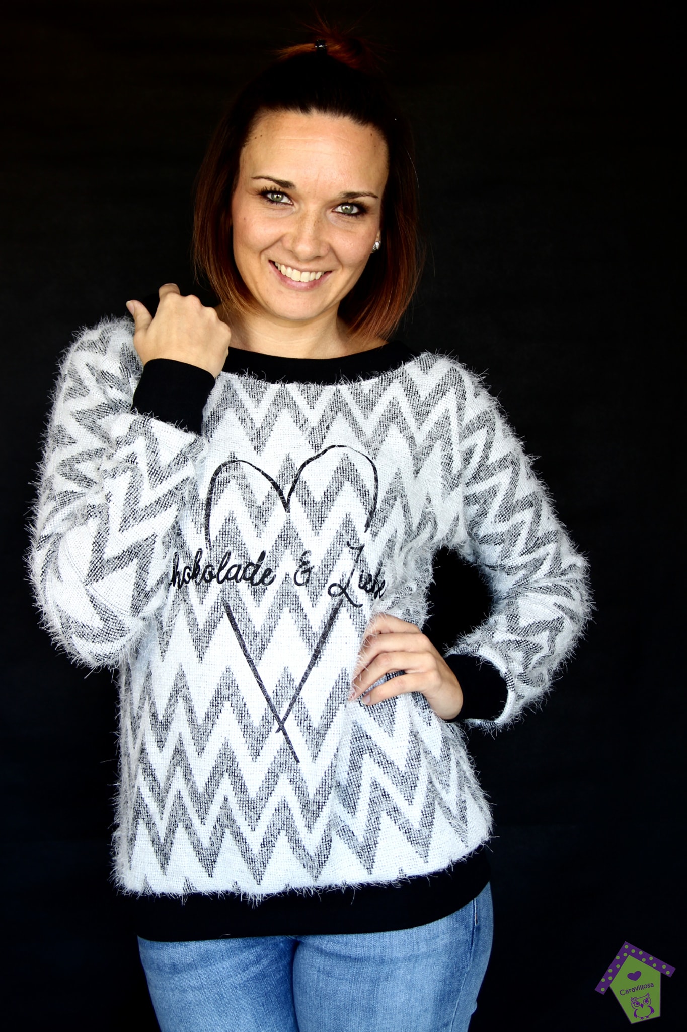 Schnittrebell Ebooks Pullover Jenna Schnittmuster Gr.32-50 Rücken-V