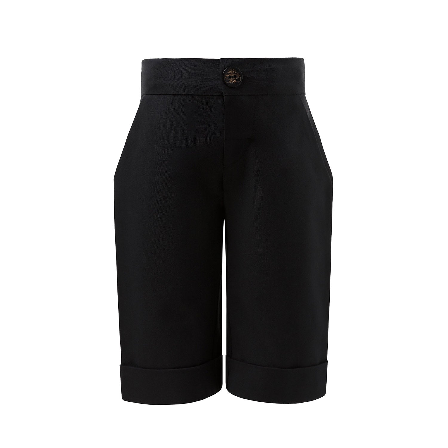 Infantium Victoria Black Puffed Pants Kinder Hose Schwarz