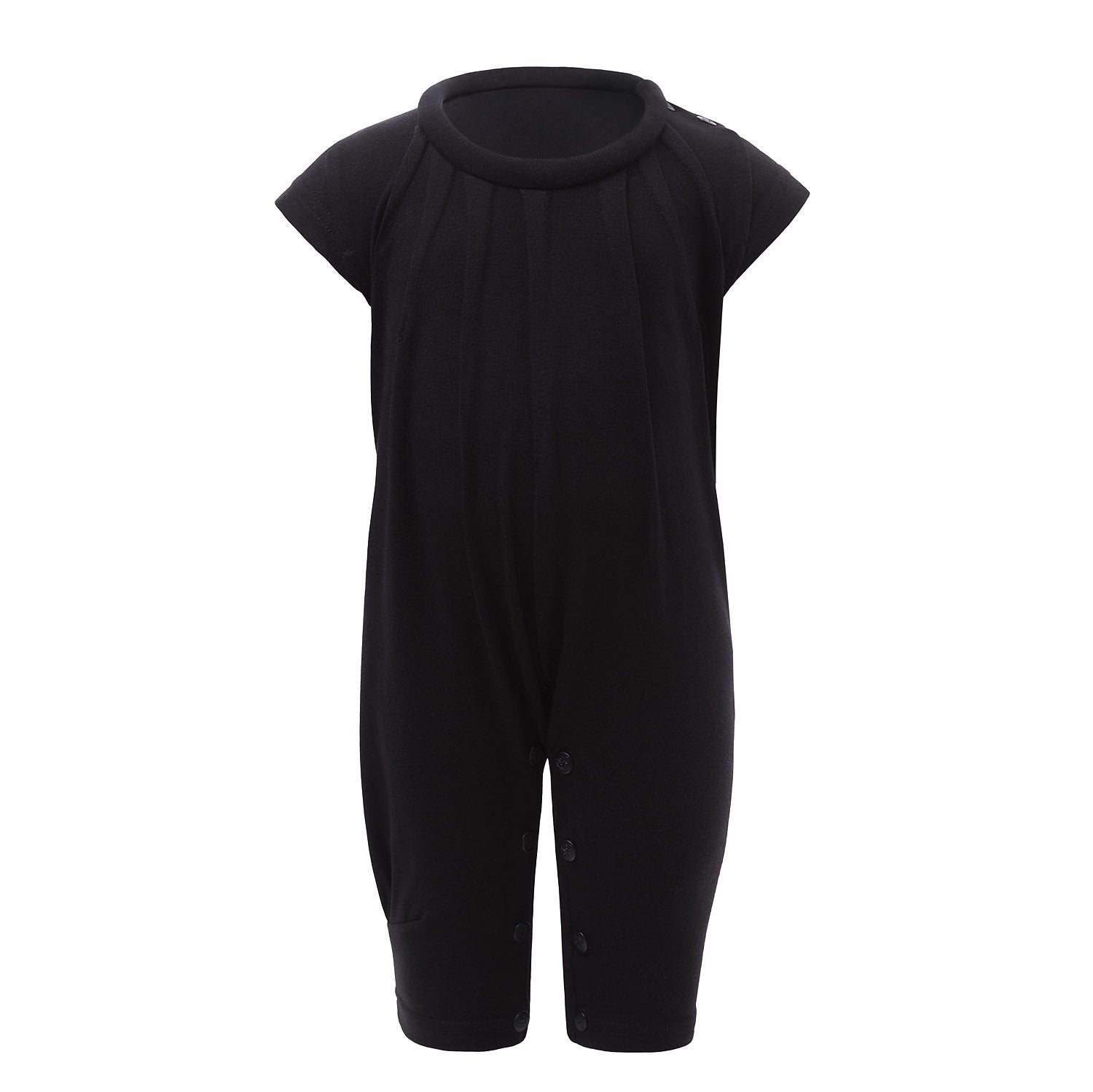 Infantium Victoria Baby Playsuit Strampler schwarz Rollkragen