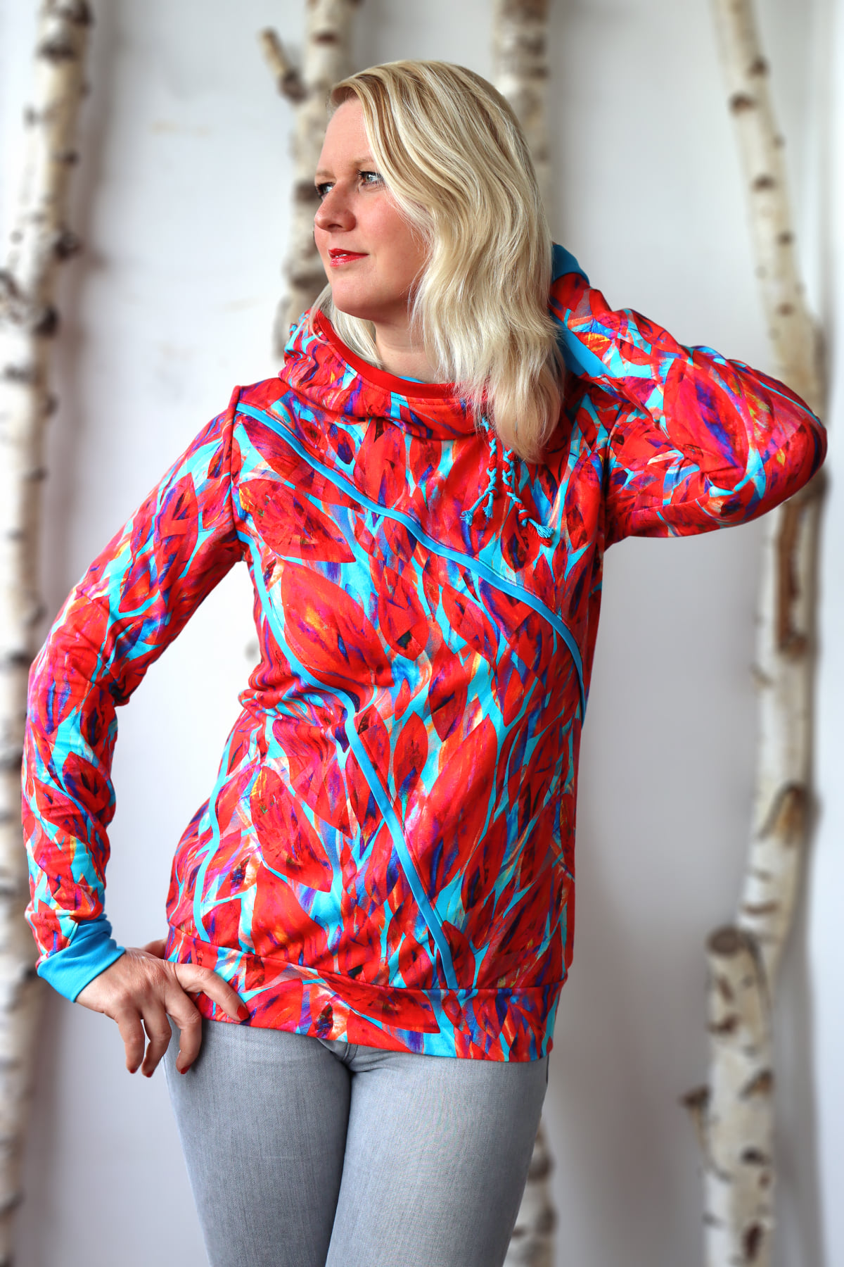 Schnittrebell Solea Hoodie Schnittmuster A0 Gr. 34-54 Kapuze