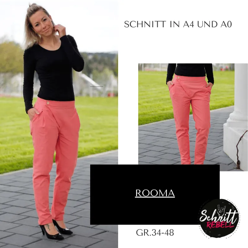 Schnittrebell Rooma Chinohose Ebook Gr.34-48 PDF