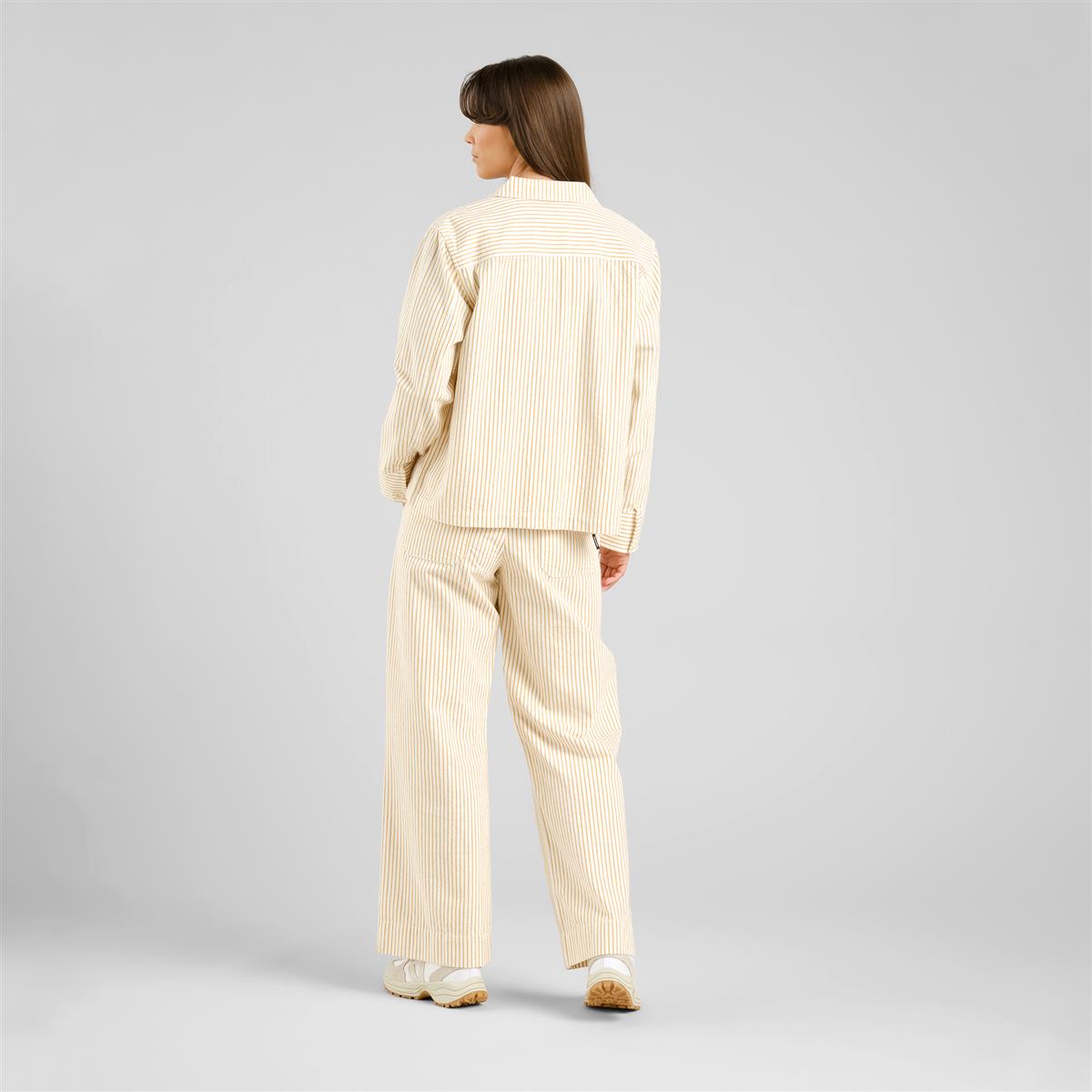 Marlowe Nature Workwear Pants Vara Work Stripe Hose yellow XS Bio