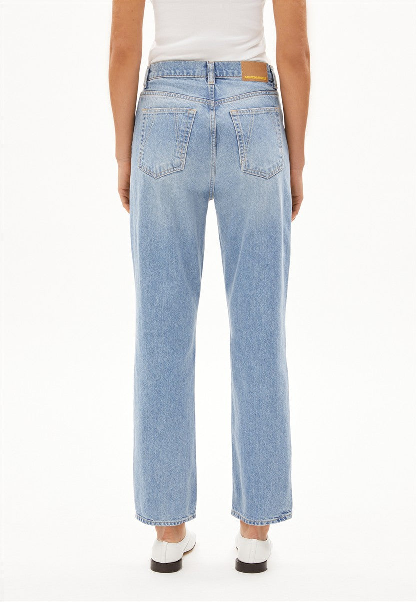 marlowe nature Aaikala High Straight Jean andromedar Baumwolle