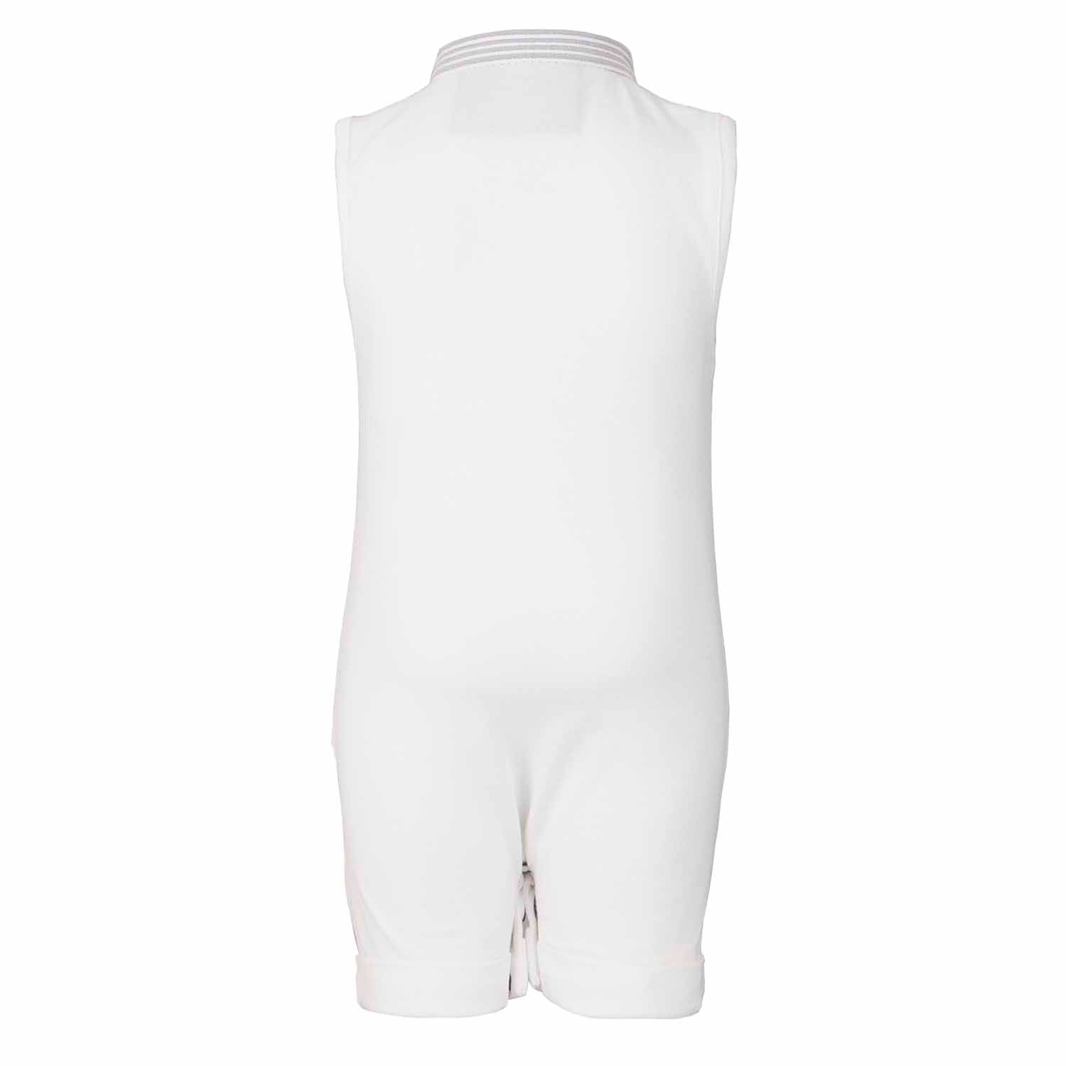 Infantium Victoria Baby Playsuit Strampler Weiß Gr 68-92