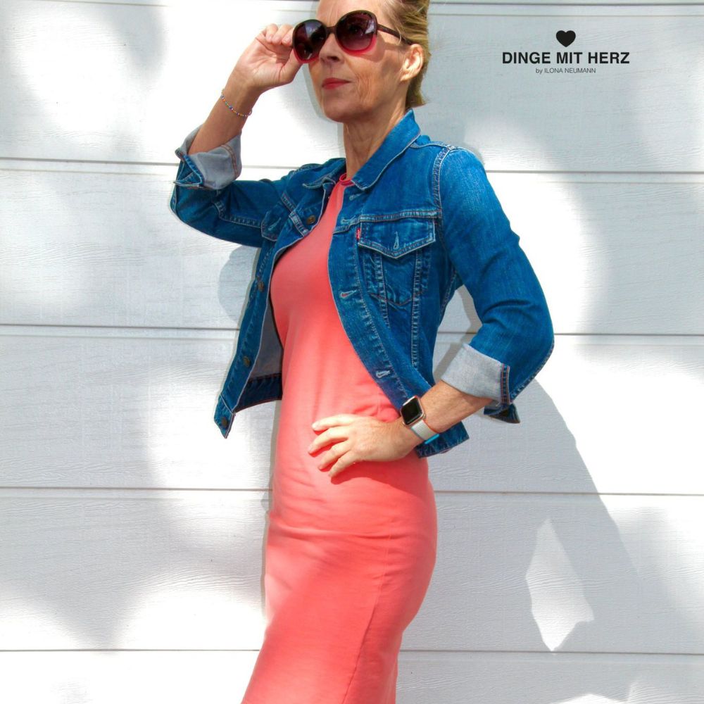 Moeve Design Riblyna Kleid Schnittmuster EU 32-52 Rippjersey