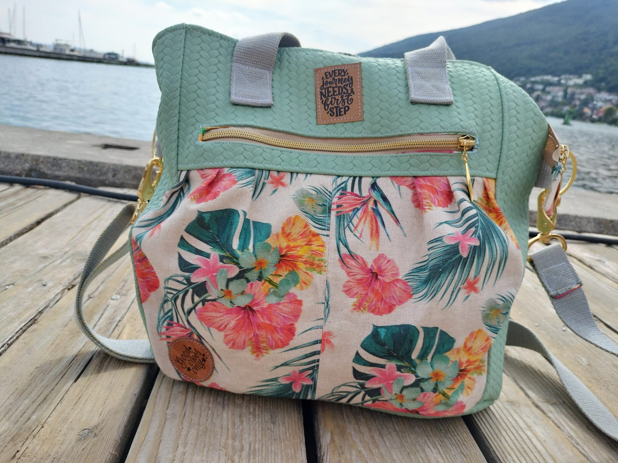 Schnittrebell Ebooks Tasche Ginger Schnittmuster 30x35x10 Falten