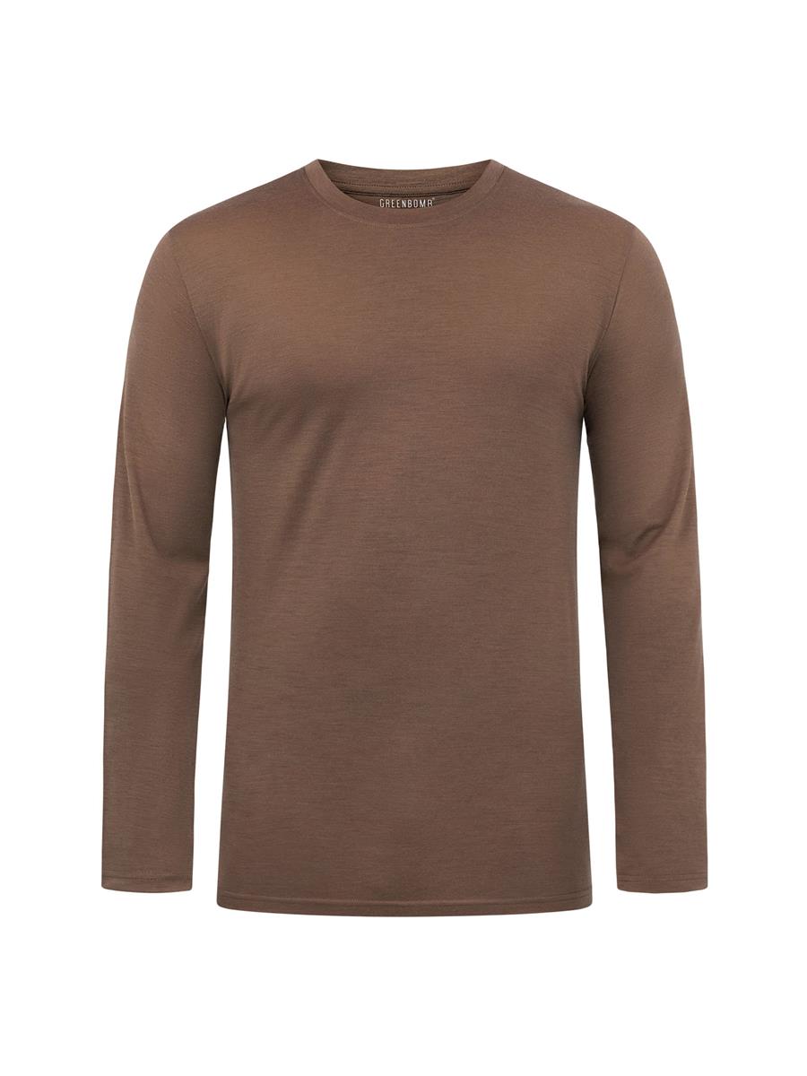 Greenbomb Basic Base Langarmshirt earth wood