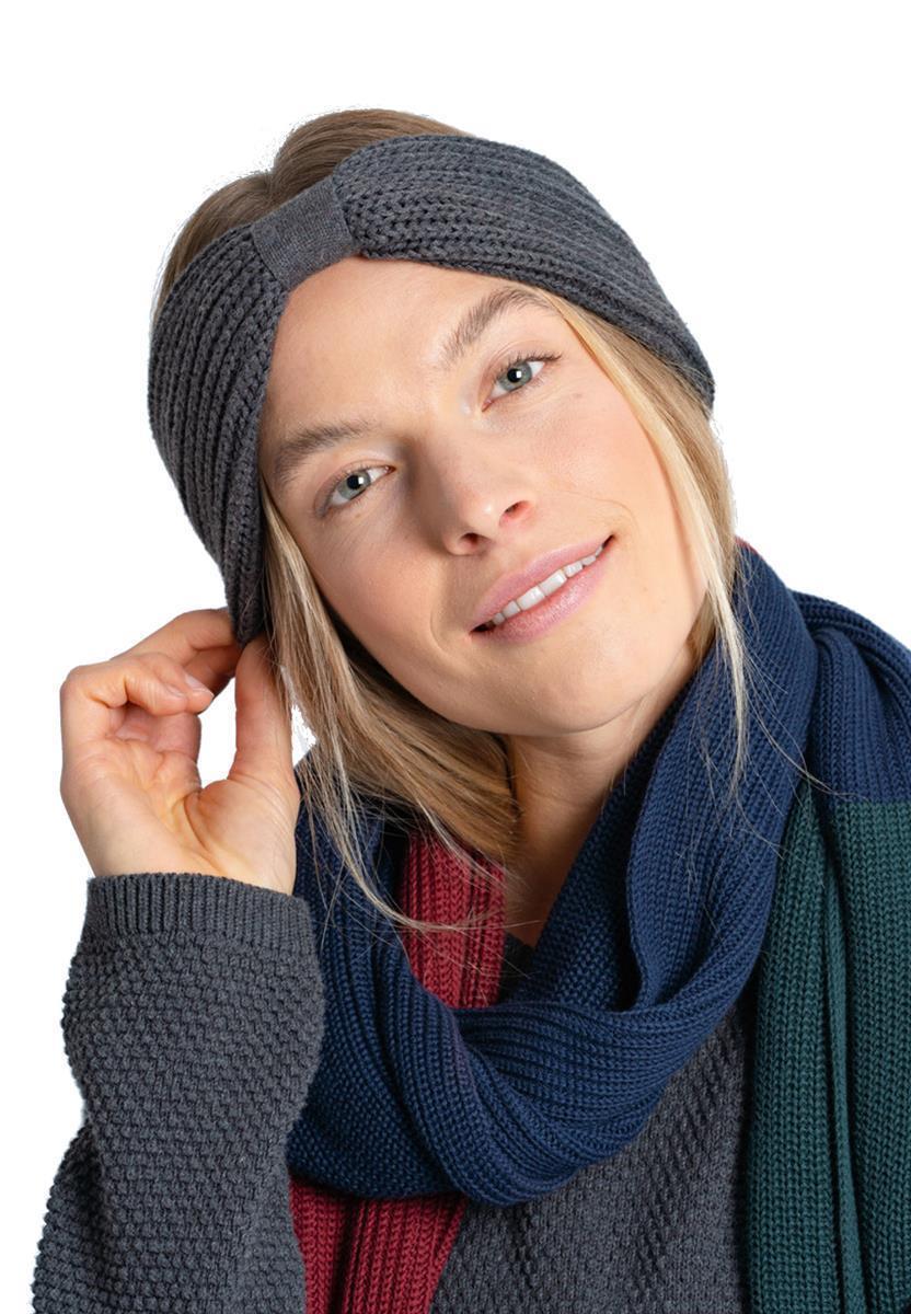 marlowe nature Accessoires Knit Headband Stirnband antracite Bio-Baumwolle