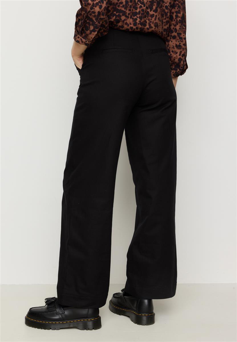 marlowe nature Pants Ligularia Hose Black Bio-Baumwolle