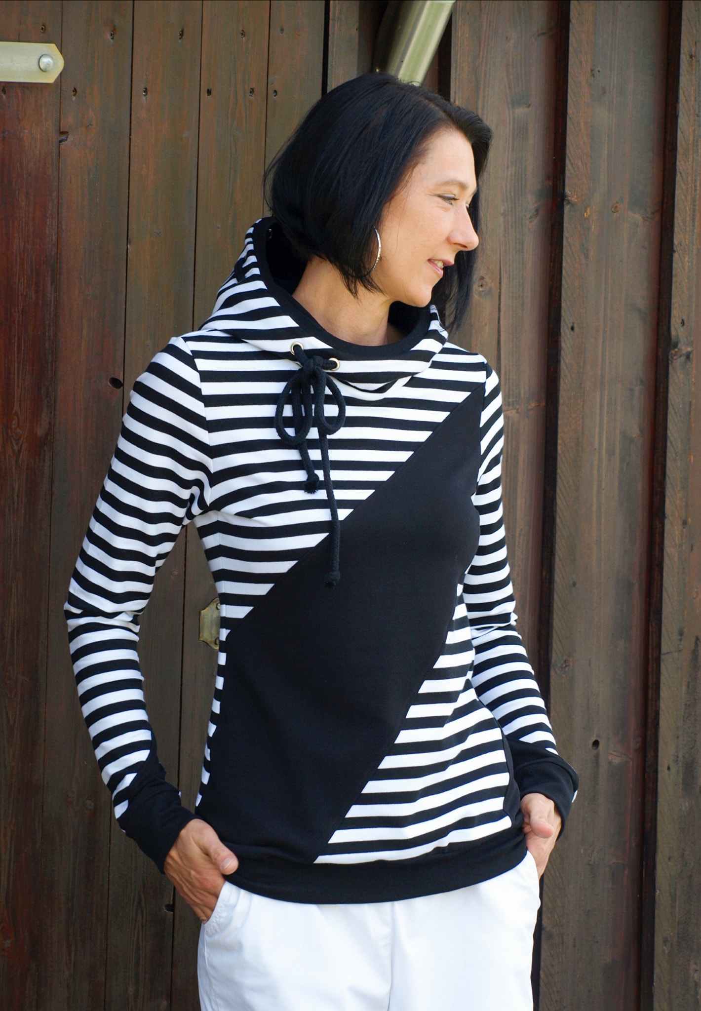 Schnittrebell Ebooks Hoodie Solea Gr.34-54 Schnittmuster Kapuze