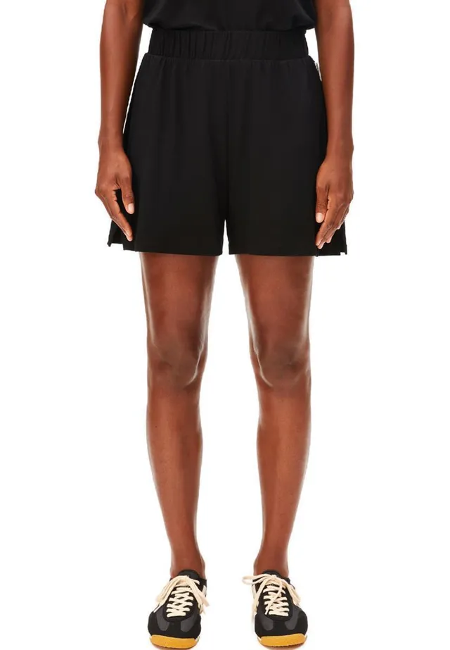 Marlowe Nature Relaxed Jersey Shorts black Viskose