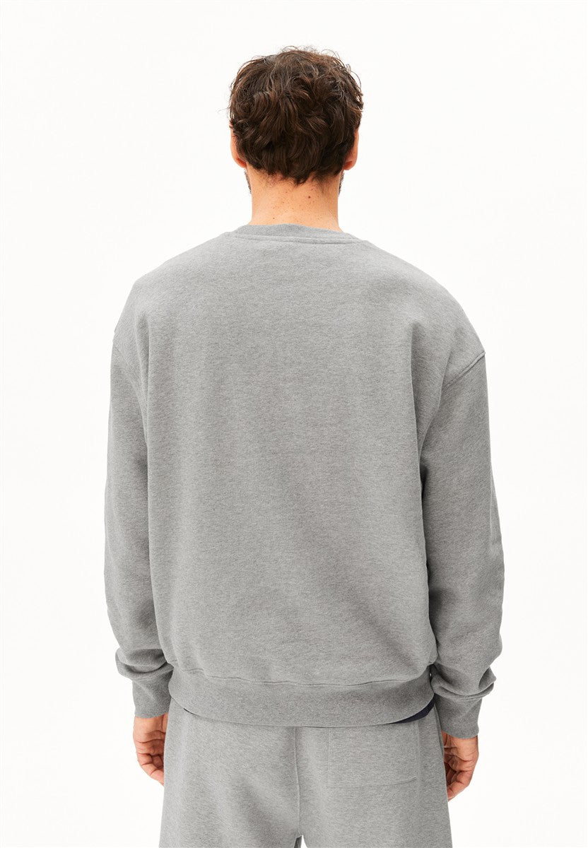 Armedangels Wordmark Relaxed Sweatshirt silver Bio