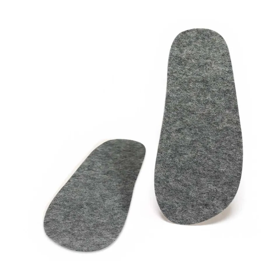 Pantolinos Zubehör BIO-Wollfilzsohle grau 3 mm