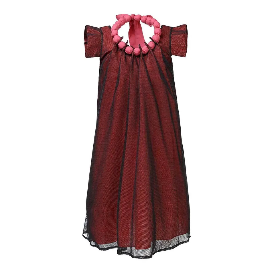 Infantium Victoria Warrior Princess Kleid Baby Rot Tüll 80 Baumwolle