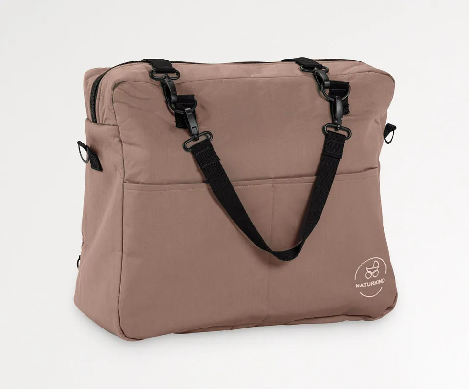 Naturkind Zubehör Wickeltasche Cord Cognac Rucksack