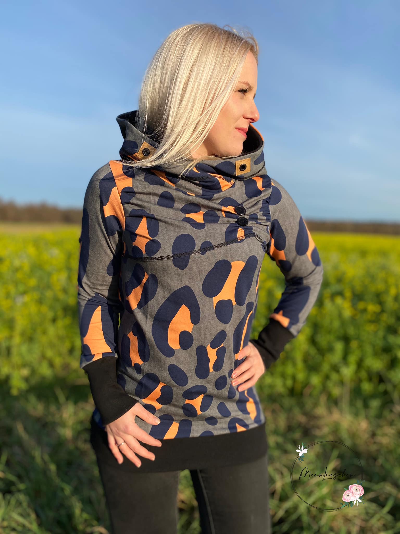 Schnittrebell Elise Hoodie Schnittmuster Ebook Gr.34-54 Crop