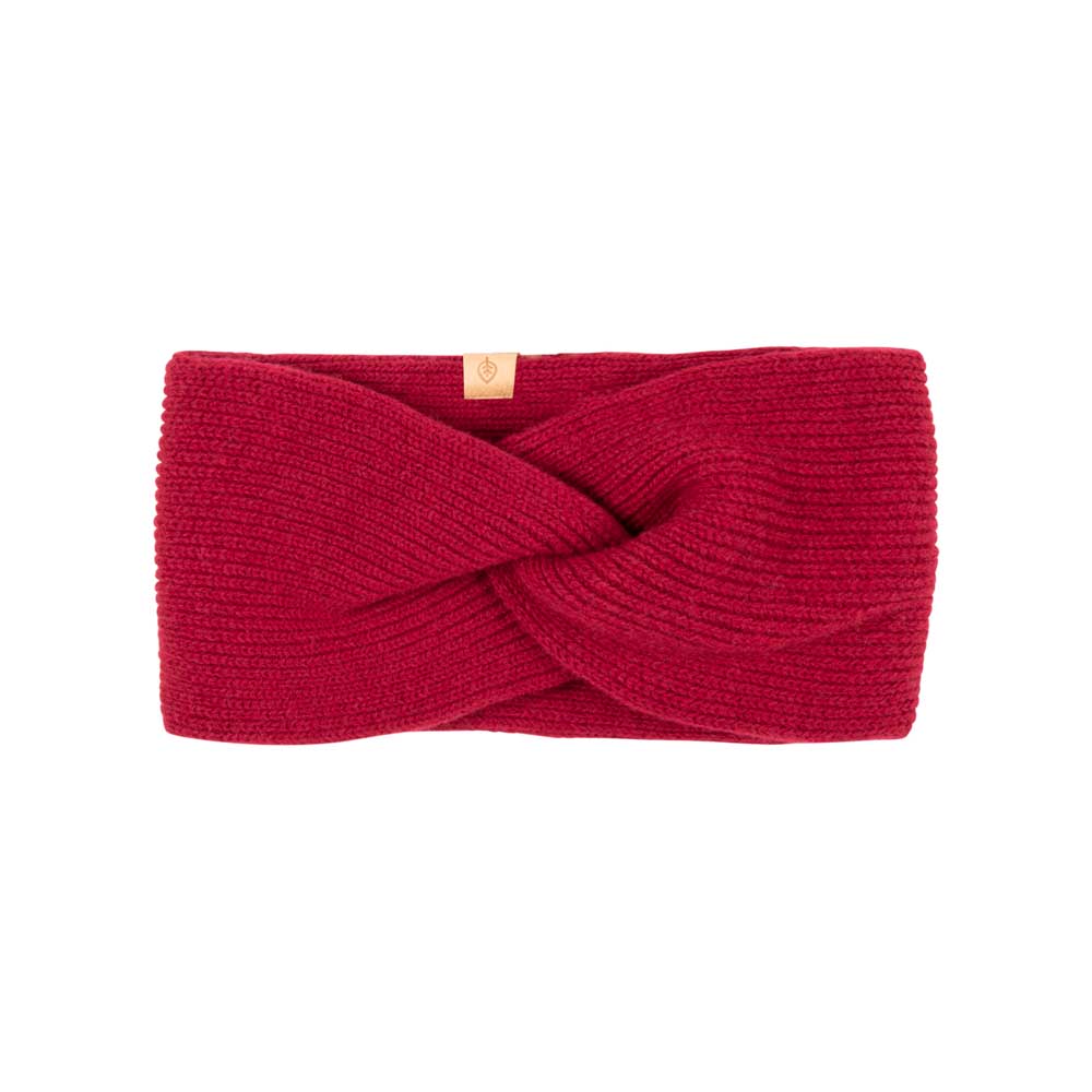 Pure Pure Stirnband Wolle Kaschmir berry-red