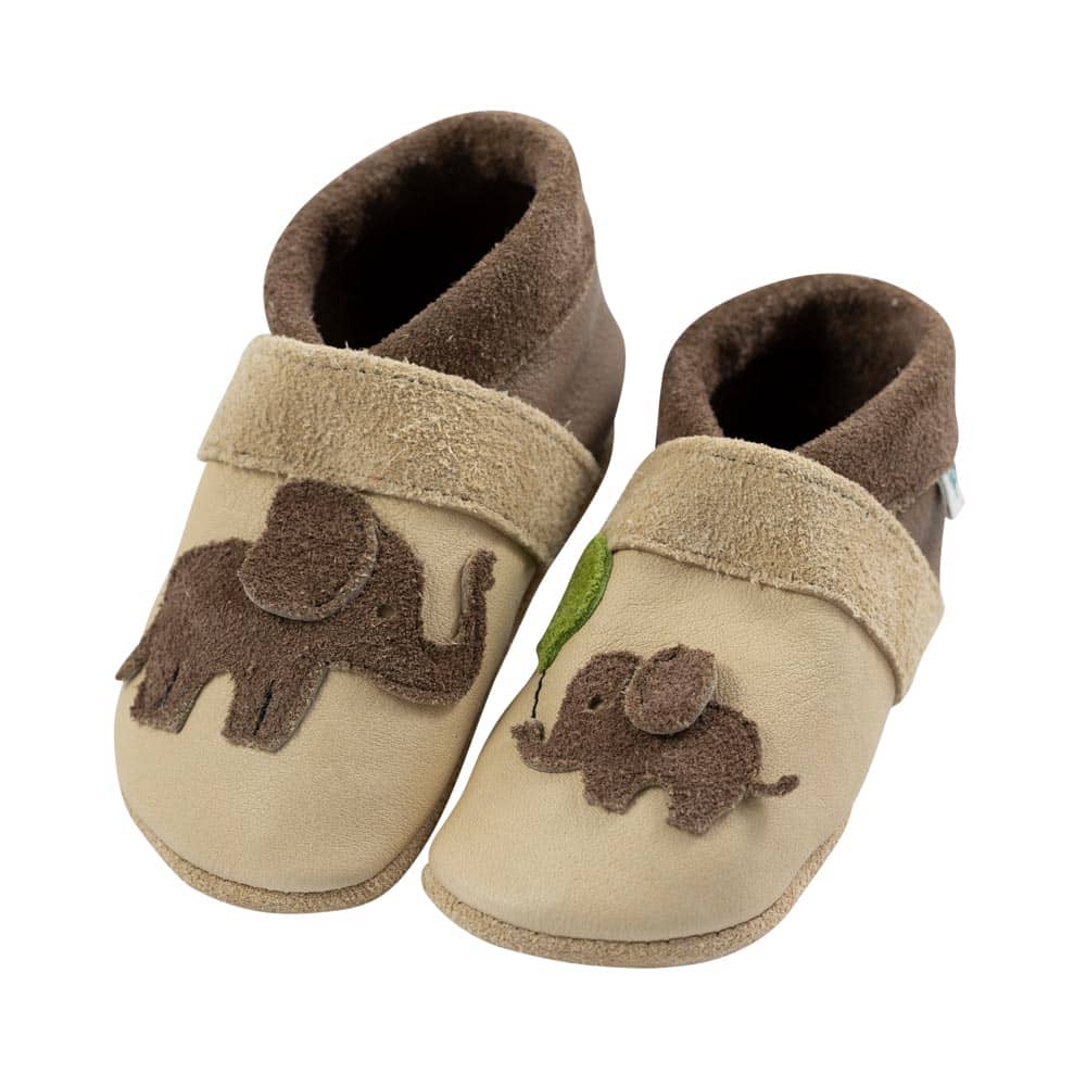 Pantolinos Elefanten Barfußschuhe paloma/tobago Leder