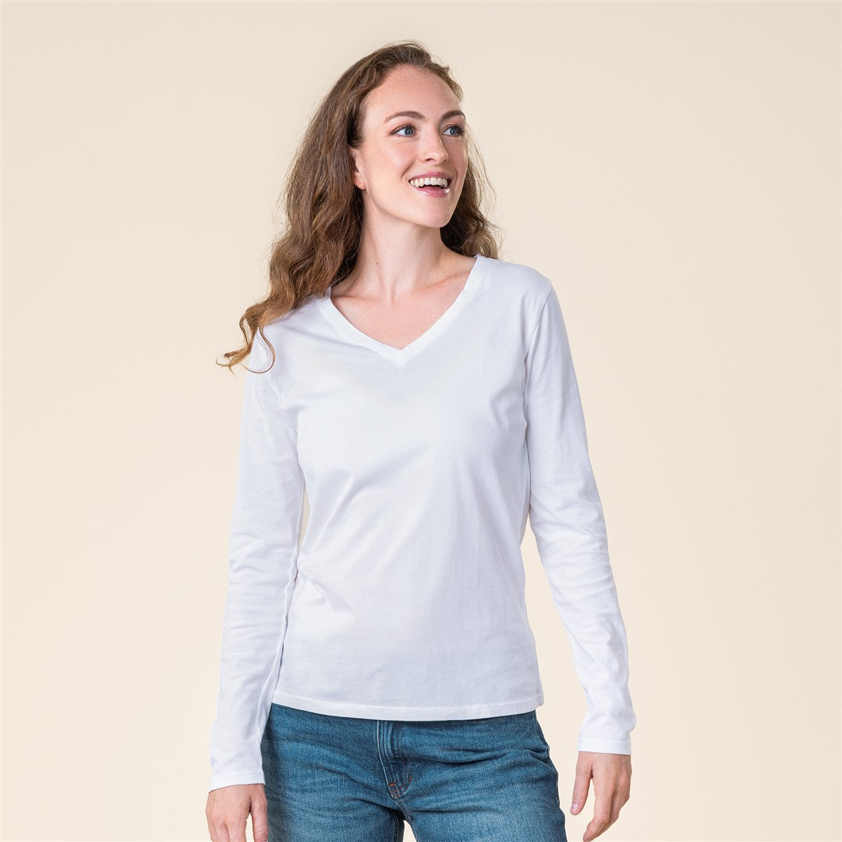 Marlowe Nature Tarana Langarmshirt ink blue Bio XS-XL