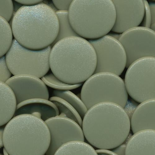 Kam Snaps Plastic Snaps B30 Druckknöpfe salbeigrau matt 50 Sets