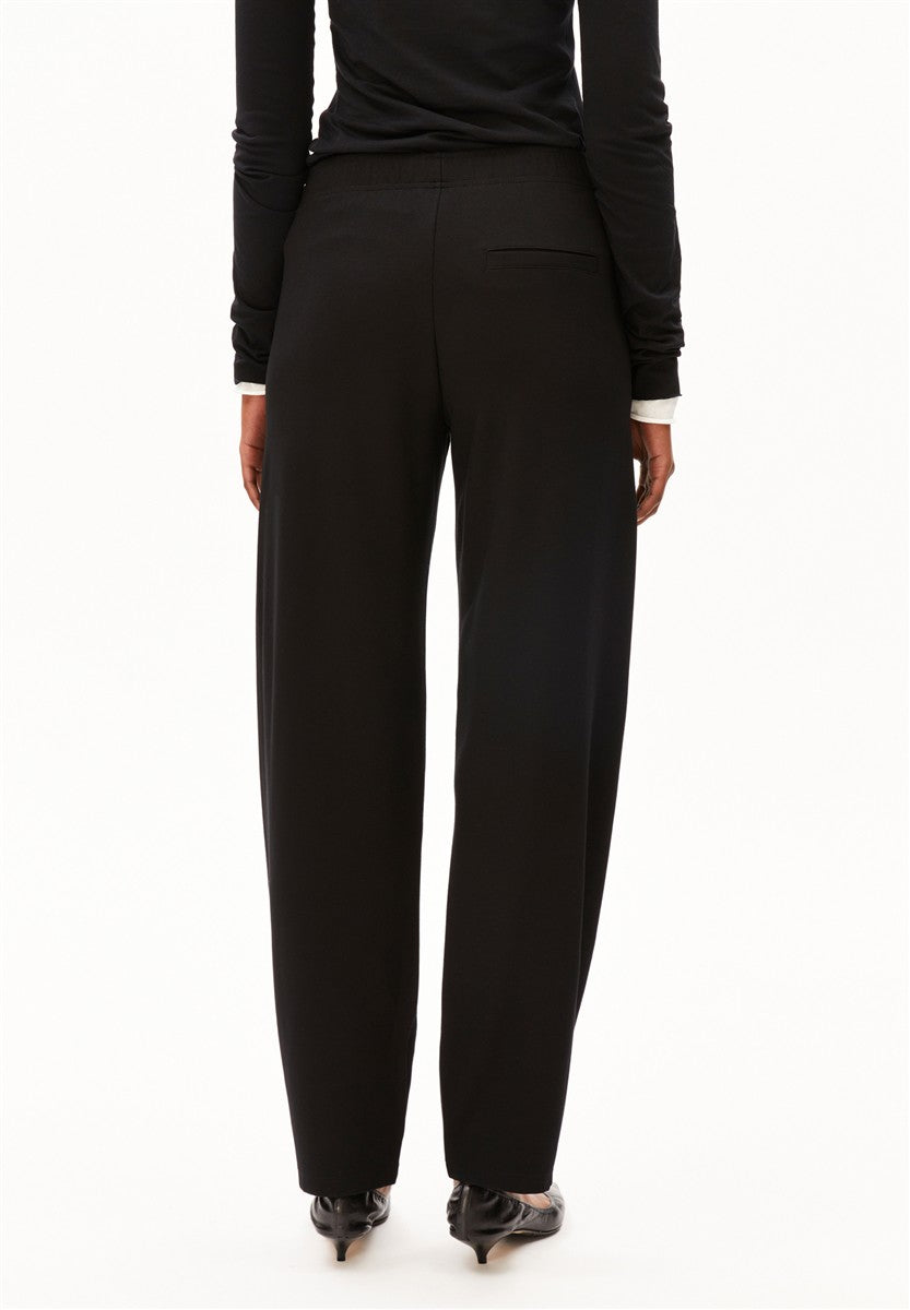 marlowe nature Basic Jersey Barrel Pant black