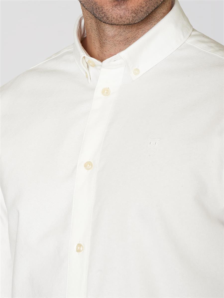 Marlowe Nature Harald Small Owl Oxford Hemd bright white M