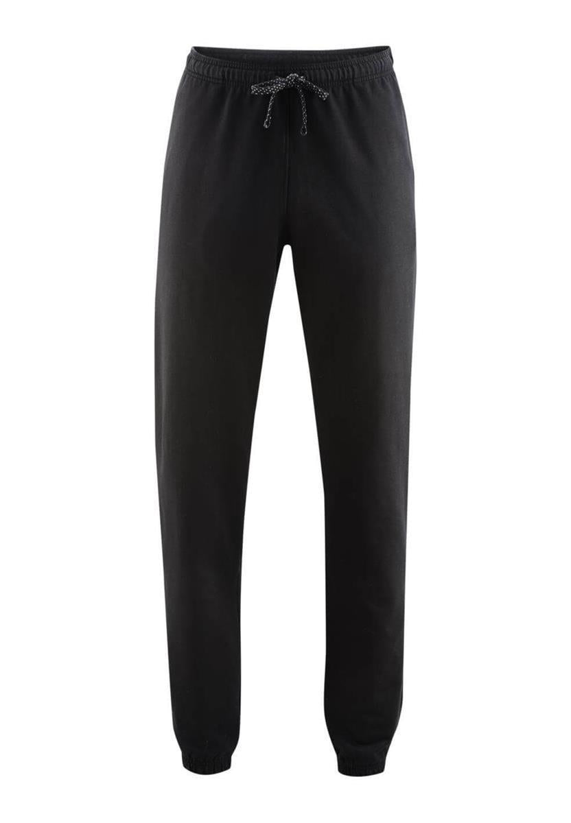 marlowe nature Jogginghose Calvin Hose schwarz Bio-Baumwolle