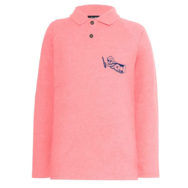 Infantium Victoria Polo Shirt Poloshirt Pink 116 Bio-Baumwolle