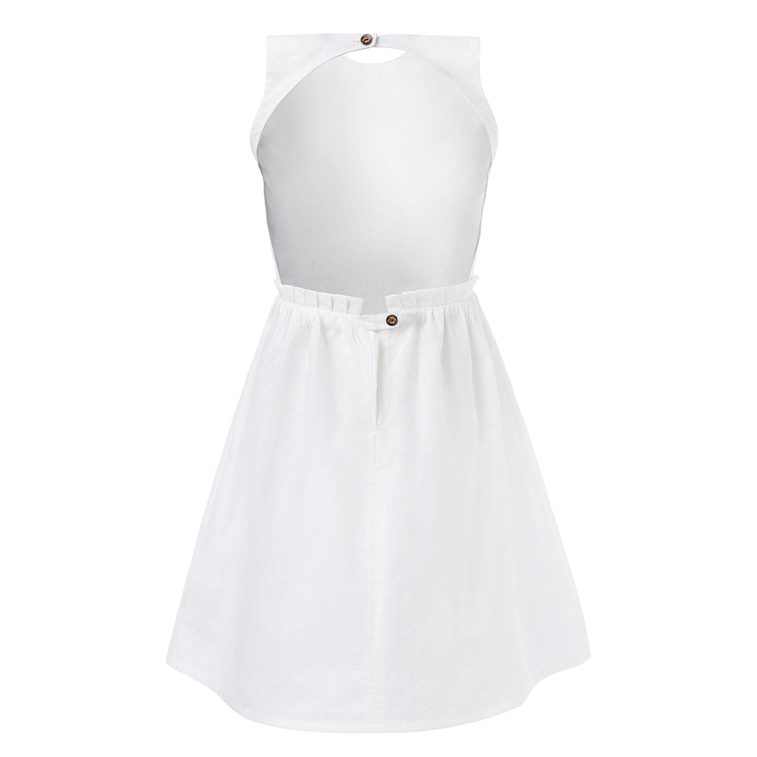 Infantium Victoria White Dress Kleid Weiß 104 Marienkäfer Bio