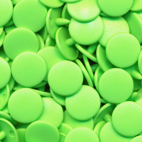 Kam Snaps Plastic Snaps B50 Druckknöpfe limette Gr.16 matt 50 Sets