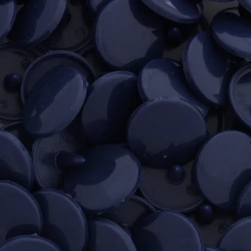 Kam Snaps Plastic Snaps D313 Druckknöpfe navy 50 Sets