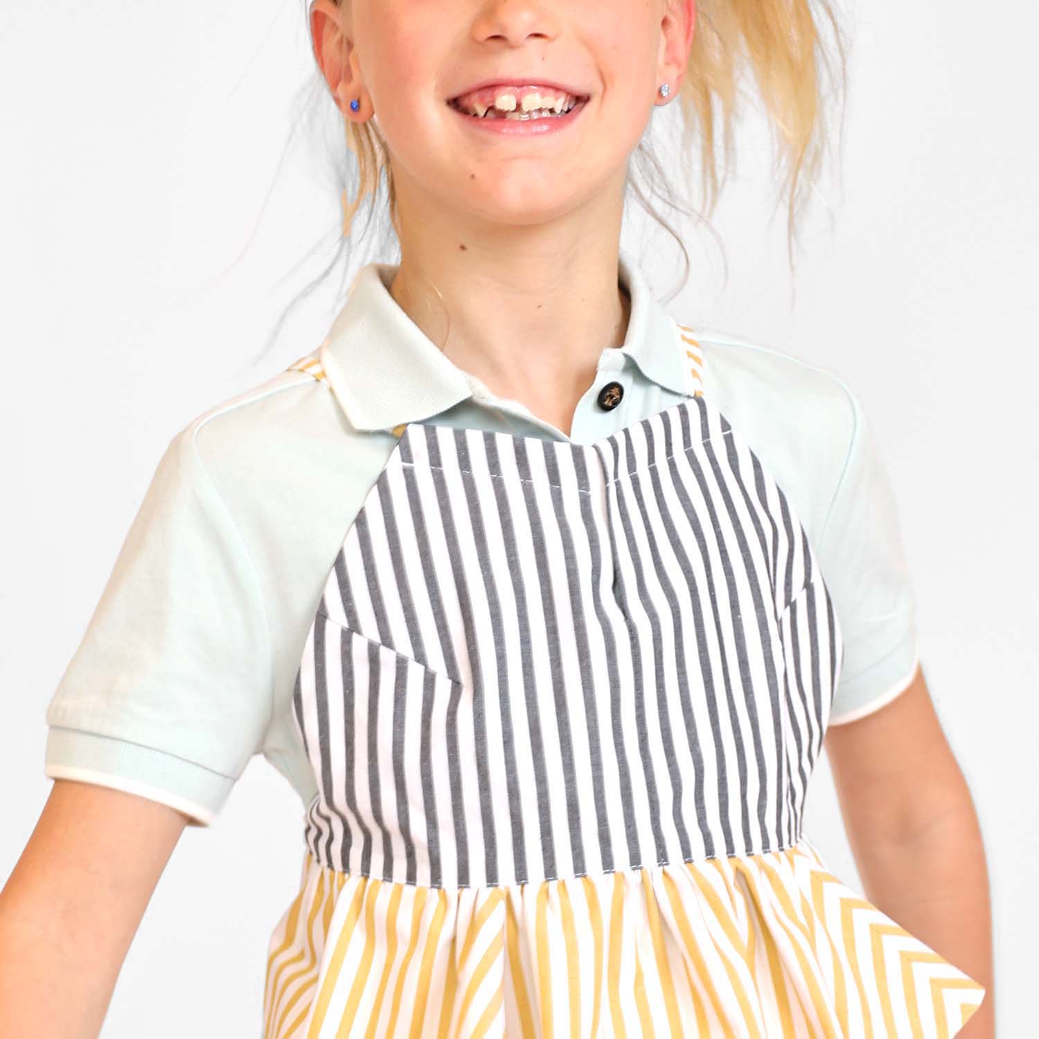 Infantium Victoria Striped Crop Top gestreift Bio-Baumwolle