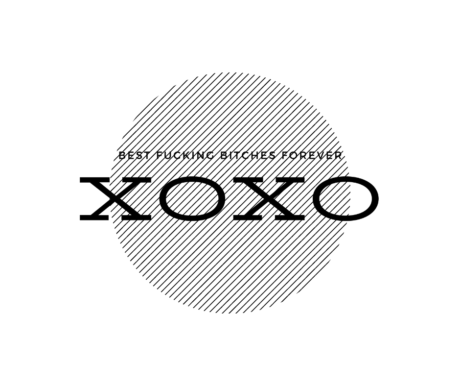 Schnittrebell XOXO Plotterdatei best fucking bitches forever SVG